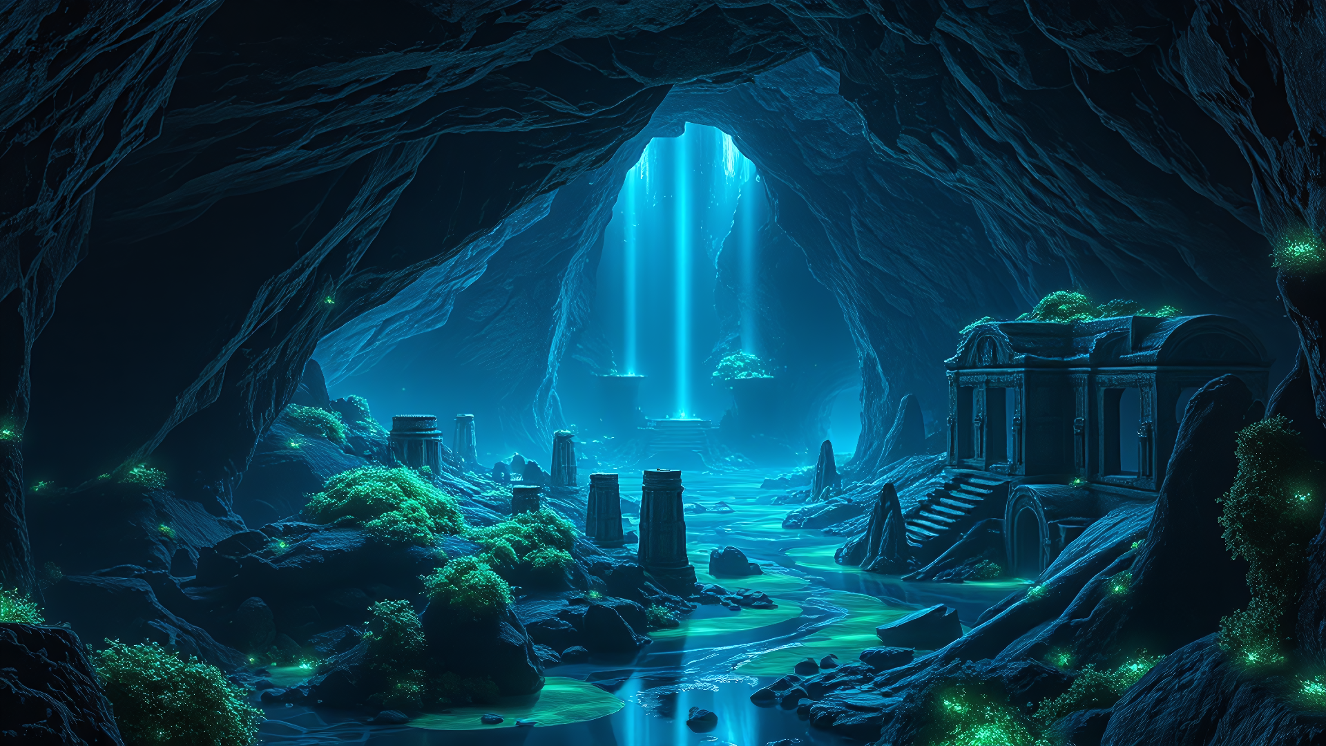 AI-generated wallpaper